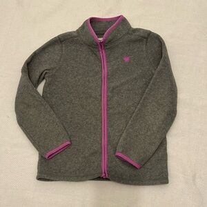 OshKosh B’gosh girls fleece zip jacket. Size 7